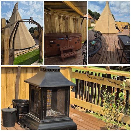 Burtree Country House, Tipi'S, Treehouse & Lodge & House Rooms With Hot Tubs In A Private Garden Thirsk Ngoại thất bức ảnh